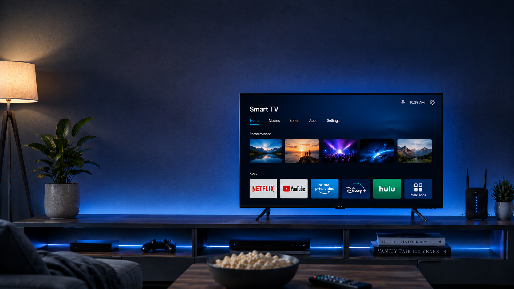 Smart TV technology setup